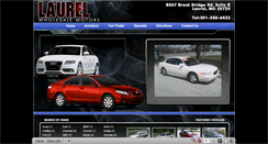 Desktop Screenshot of laurelwholesalemotors.com